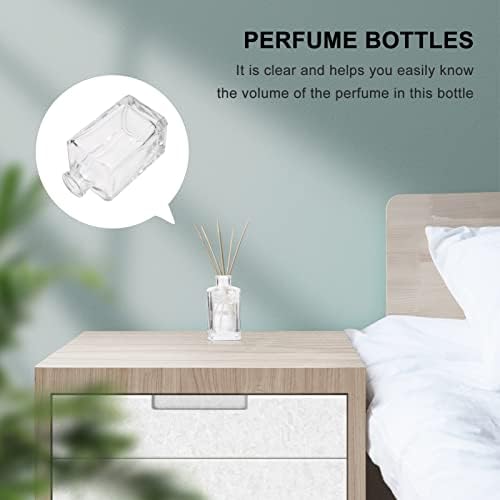 Healeved 6 db Parfüm Haza Diffúzor Olaj Aromaterápiás Illat Dekoráció Újratölthető Multi-Funkcionális Üveg Alapvető Ajándék