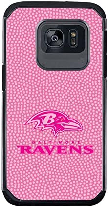 NFL Baltimore Ravens Igaz Markolat Labdarúgó-Kavicsos Gabona Érzem Samsung Galaxy S7 Szélén az Esetben, Rózsaszín
