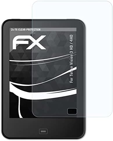 atFoliX Képernyő Védelem Film Kompatibilis a Tolino Vision 3 HD / 4HD képernyővédő fólia, Ultra-Tiszta FX Védő Fólia (2X)