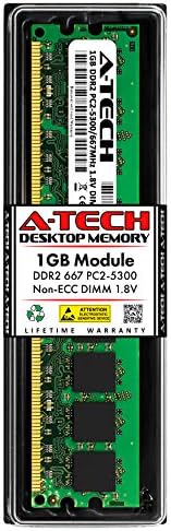 Egy-Tech 1GB RAM Csere Kingston KTD-DM8400B/1G | DDR2 667MHz PC2-5300 UDIMM Non-ECC 240-Pin DIMM Memória Modul