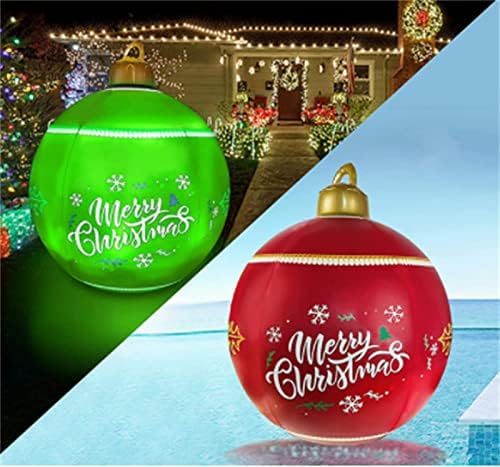 Karácsonyi Design Felfújható Ballon, Akkumulátor Távirányítóval RGB Szín, Szilárdan Áll Az Udvaron, Kerti Szórakoztató Ünnepi