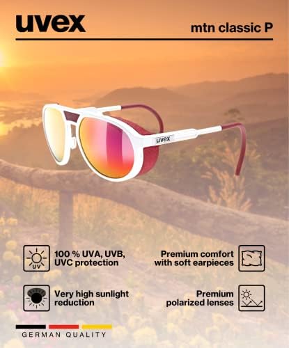 uvex polarizált sport napszemüveg túrázás/fut, UV védelemmel, női & férfi, mtn klasszikus P