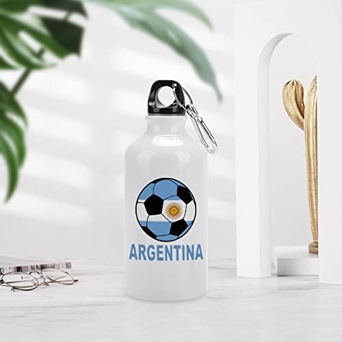 Argentínában a Foci Futball Sport Üveg Víz Újrahasznosítható Alumínium Utazási Hőszigetelt Bögre Kültéri