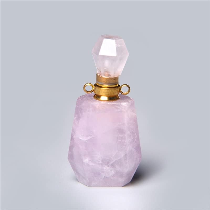 FSYSM Parfümös Üveg Medál Nyaklánc Ékszer Készítés illóolaj Diffúzor Természetes Kő, Üveg Medál
