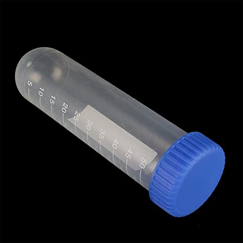 2db 50ml Kék Csavaros Kupakkal Kerek Alsó Centrifuga Cső Műanyag Kémcsövek Skála Szabadon Álló Laboratóriumi eszközök